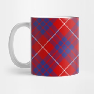 Clan Hamilton Red Tartan Rotated Mug